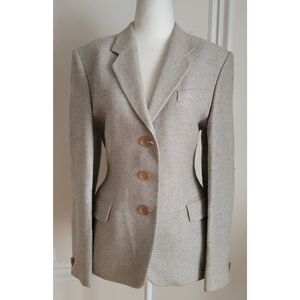 Crisca by Escalade Classic Women's Linen Blazer